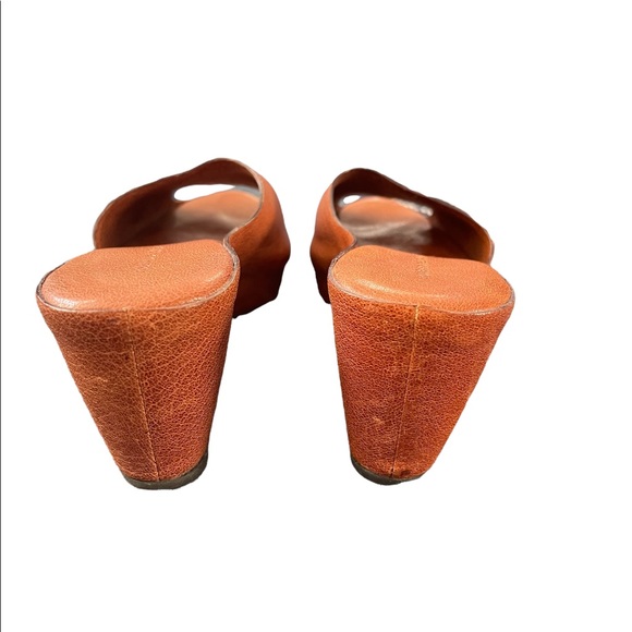 ROBERTO DEL CARLO Brown leather slip on wedges Size 36 - Picture 4 of 7